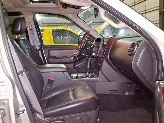 1FMEU75847UB83239 - 2007 FORD EXPLORER L SILVER photo 5