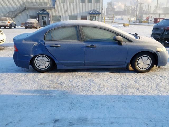 2HGFA16479H035538 - 2009 HONDA CIVIC DX-G BLUE photo 9