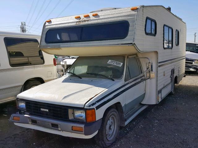 JT5RN75U8G0006440 - 1986 TOYOTA MOTORHOME CREAM photo 2