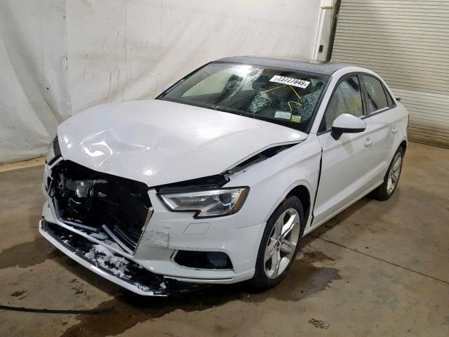 WAUB8GFF6J1094450 - 2018 AUDI A3 PREMIUM WHITE photo 2