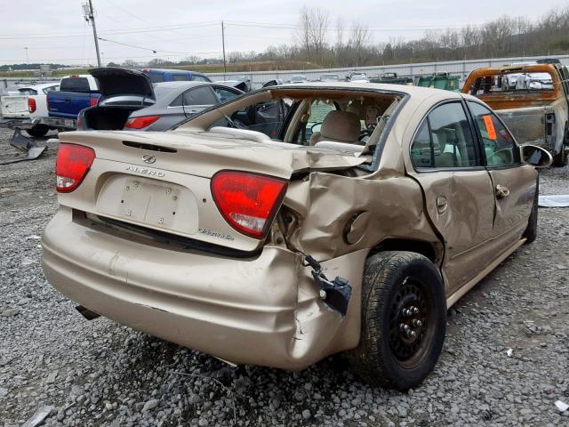 1G3NL52T91C228435 - 2001 OLDSMOBILE ALERO GL TAN photo 4