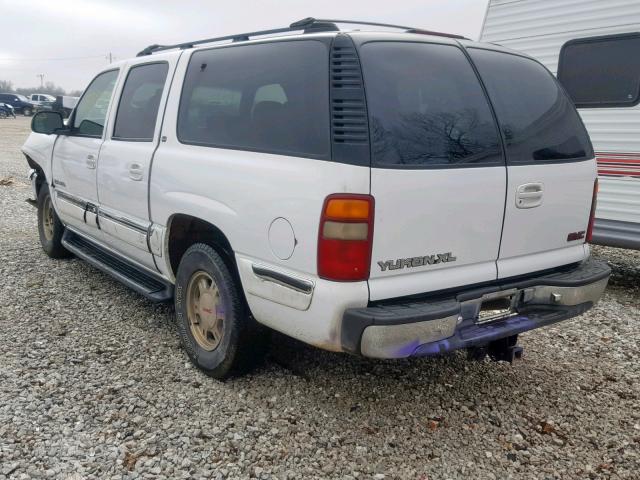 3GKEC16T51G143967 - 2001 GMC YUKON XL C WHITE photo 3