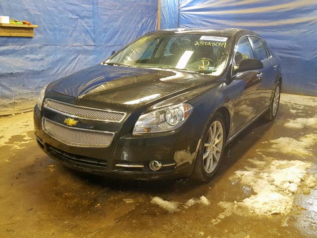 1G1ZE5E19BF349545 - 2011 CHEVROLET MALIBU LTZ BLACK photo 2