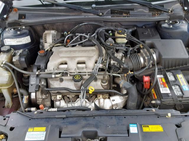 1G1NE52M1X6235933 - 1999 CHEVROLET MALIBU LS ლურჯი ფოტო 7
