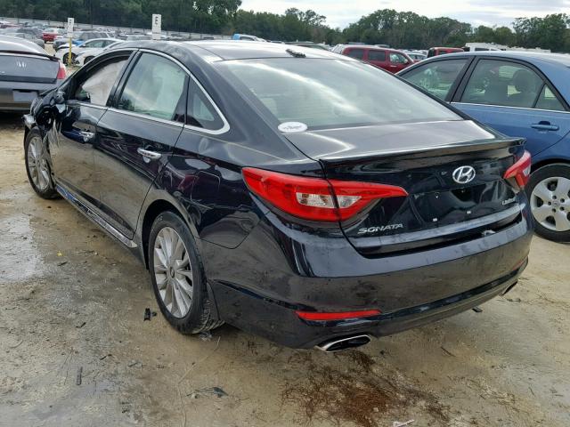 5NPE34AF6FH116418 - 2015 HYUNDAI SONATA SPO BLACK photo 3