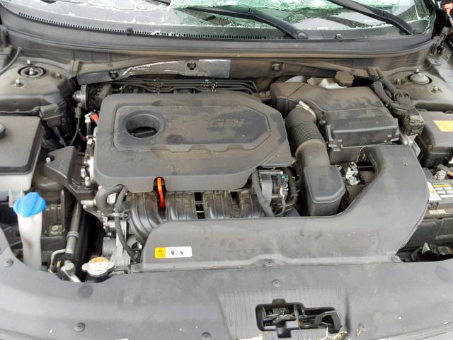 5NPE34AF6FH116418 - 2015 HYUNDAI SONATA SPO BLACK photo 7