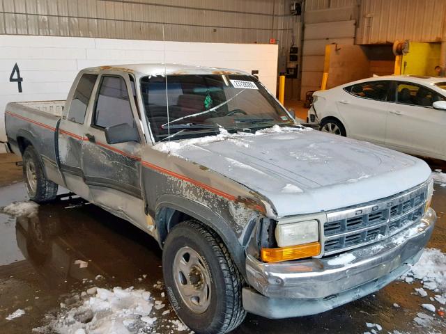 1B7FL23XXPS105262 - 1993 DODGE DAKOTA GRAY photo 1