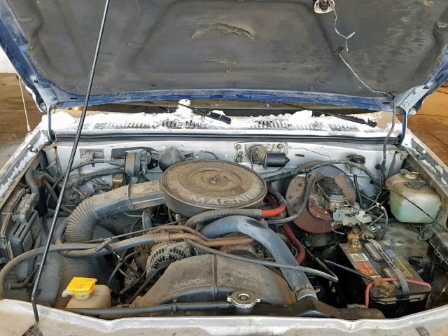 1B7FL23XXPS105262 - 1993 DODGE DAKOTA GRAY photo 7