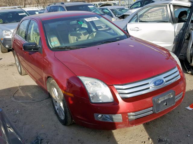 3FAHP08Z28R276182 - 2008 FORD FUSION SEL RED photo 1