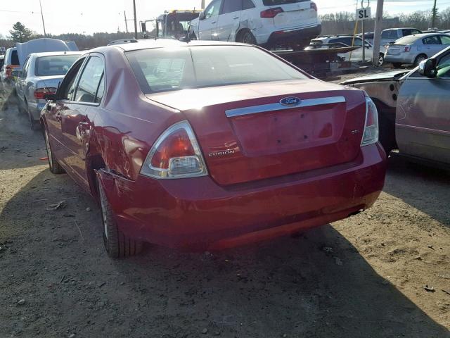 3FAHP08Z28R276182 - 2008 FORD FUSION SEL RED photo 3