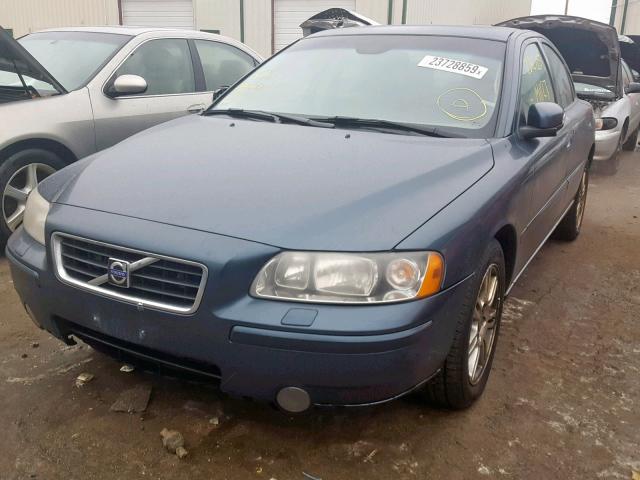 YV1RH592172611505 - 2007 VOLVO S60 2.5T BLUE photo 2