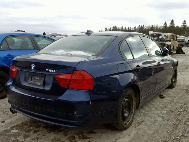 WBAPK7C52BF086577 - 2011 BMW 328 XI BLUE photo 4