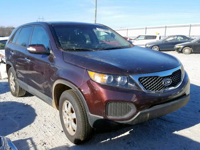 5XYKT3A12BG174366 - 2011 KIA SORENTO BA BROWN photo 1