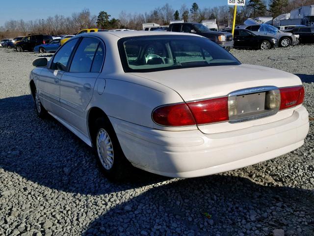 1G4HP52K044161484 - 2004 BUICK LESABRE CU WHITE photo 3