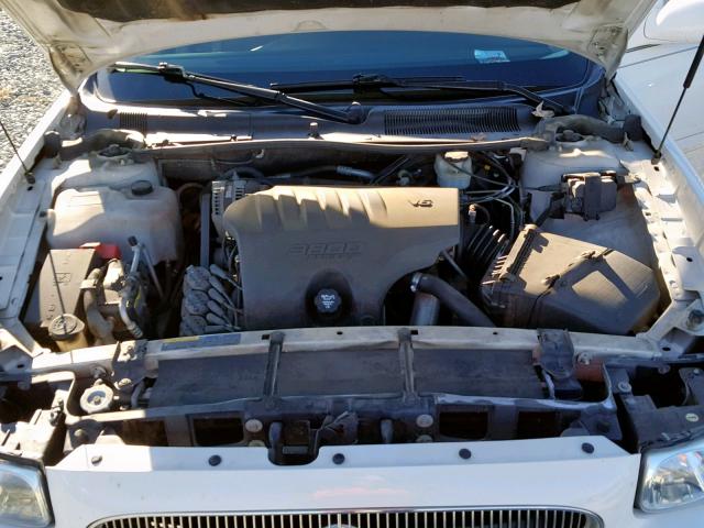 1G4HP52K044161484 - 2004 BUICK LESABRE CU WHITE photo 7