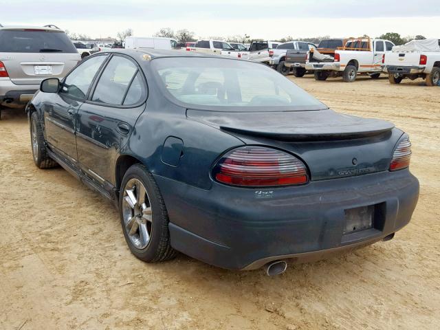 1G2WP52K4WF289816 - 1998 PONTIAC GRAND PRIX GREEN photo 3