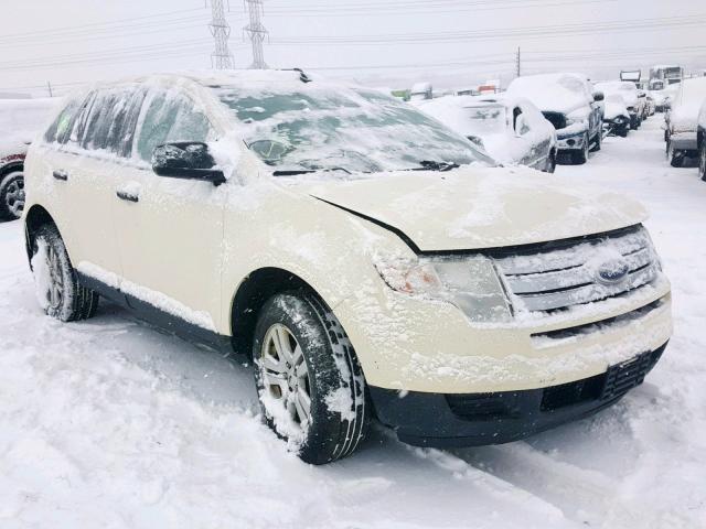 2FMDK36C48BB37799 - 2008 FORD EDGE SE CREAM photo 1