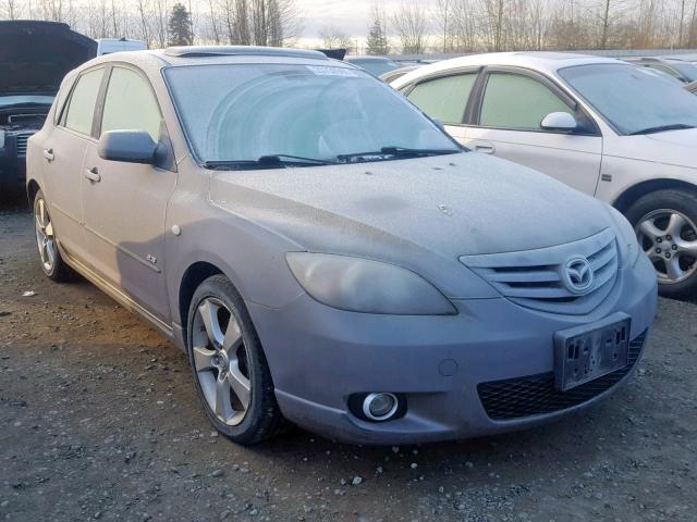 JM1BK343961487243 - 2006 MAZDA 3 HATCHBAC GRAY photo 1