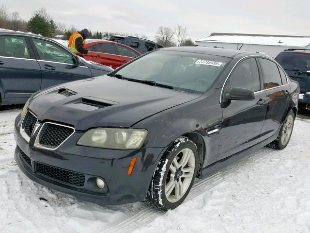 6G2ER57718L133105 - 2008 PONTIAC G8 BLACK photo 2