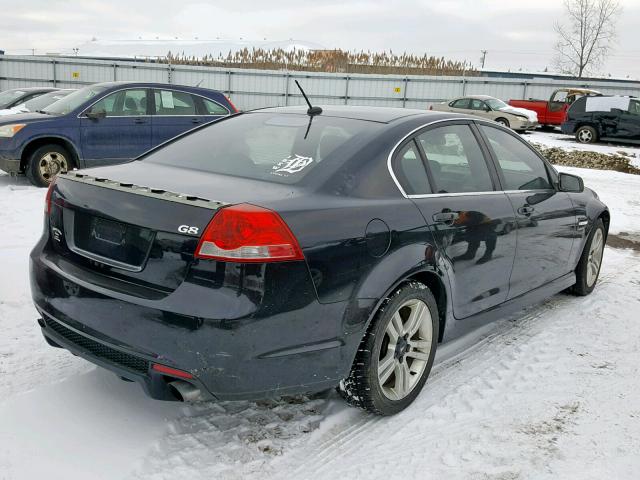 6G2ER57718L133105 - 2008 PONTIAC G8 BLACK photo 4