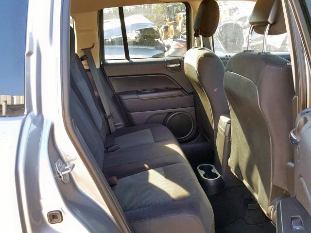 1C4NJCBA7FD313624 - 2015 JEEP COMPASS SP ვერცხლისფერი ფოტო 6