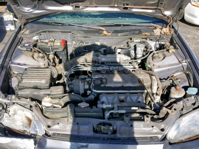 1HGEJ2226SL038512 - 1995 HONDA CIVIC DX GRAY photo 7