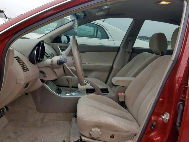 1N4AL11E55C385515 - 2005 NISSAN ALTIMA S RED photo 5