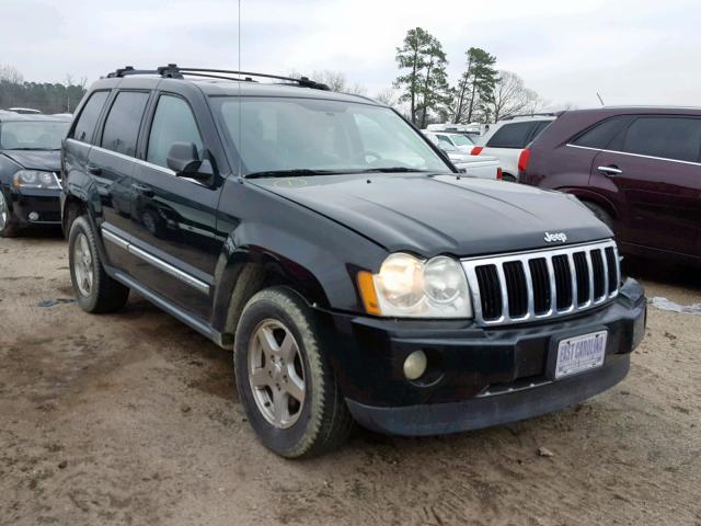 1J8HS58P97C501174 - 2007 JEEP GRAND CHER BLACK photo 1