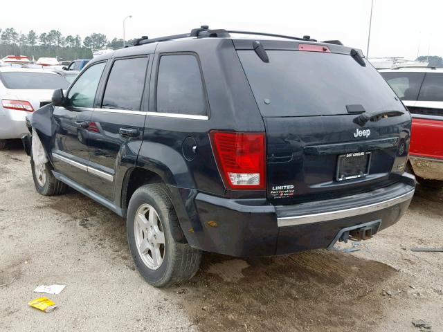 1J8HS58P97C501174 - 2007 JEEP GRAND CHER BLACK photo 3