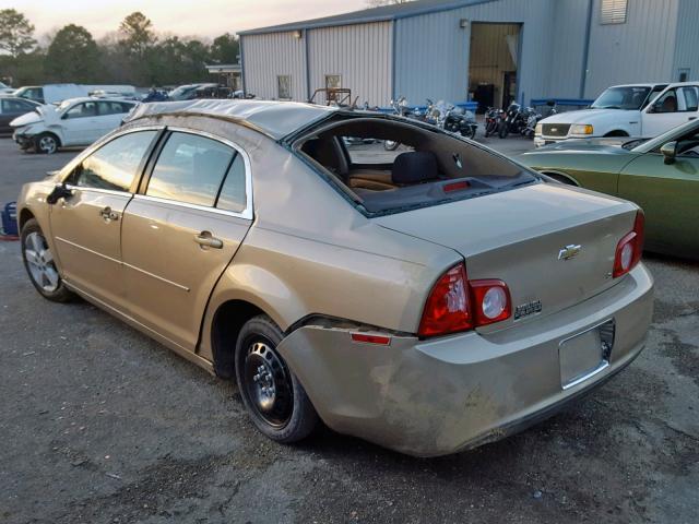 1G1ZG57B58F162179 - 2008 CHEVROLET MALIBU LS BEIGE photo 3