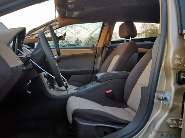 1G1ZG57B58F162179 - 2008 CHEVROLET MALIBU LS BEIGE photo 5