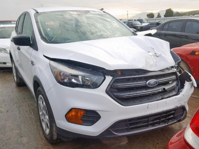 1FMCU0F7XJUC60501 - 2018 FORD ESCAPE S WHITE photo 1