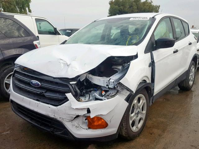 1FMCU0F7XJUC60501 - 2018 FORD ESCAPE S WHITE photo 2