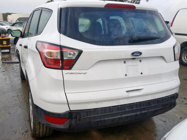 1FMCU0F7XJUC60501 - 2018 FORD ESCAPE S WHITE photo 3