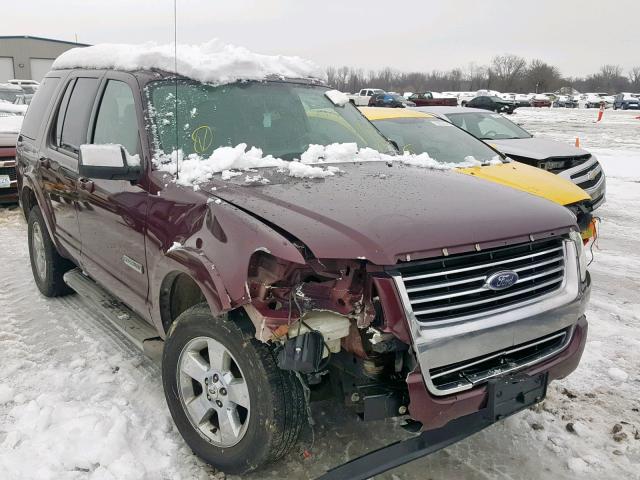 1FMEU75866ZA14969 - 2006 FORD EXPLORER L MAROON photo 1