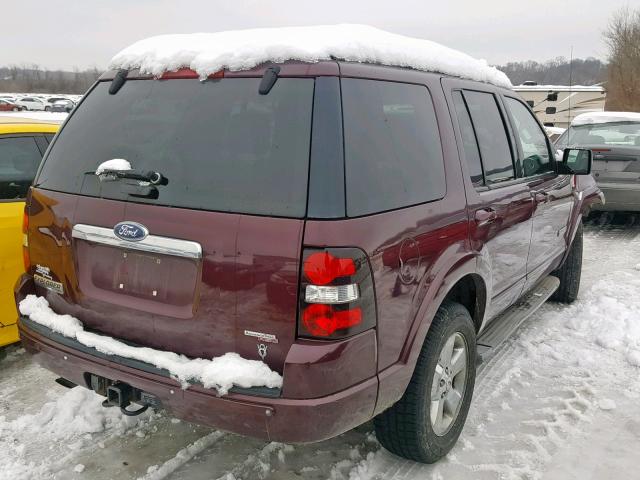 1FMEU75866ZA14969 - 2006 FORD EXPLORER L MAROON photo 4