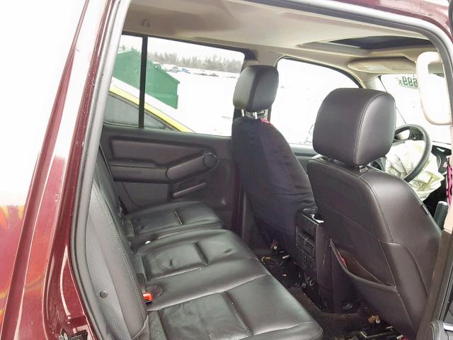 1FMEU75866ZA14969 - 2006 FORD EXPLORER L MAROON photo 6