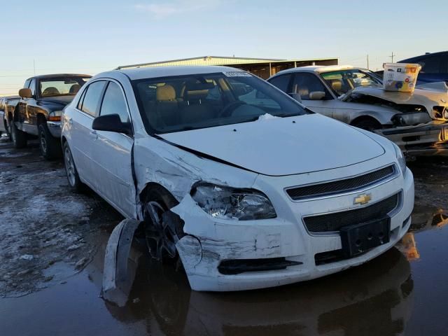 1G1ZA5EUXCF391231 - 2012 CHEVROLET MALIBU LS WHITE photo 1