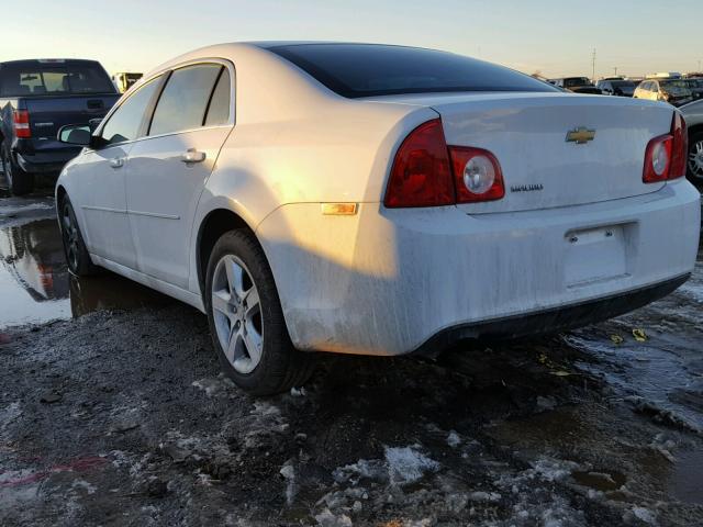 1G1ZA5EUXCF391231 - 2012 CHEVROLET MALIBU LS WHITE photo 3