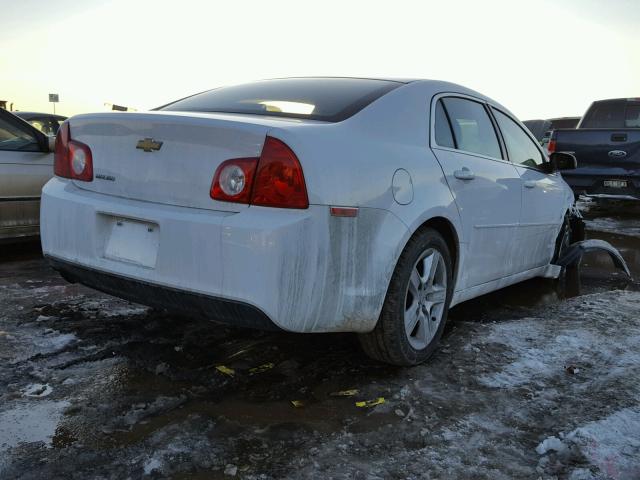 1G1ZA5EUXCF391231 - 2012 CHEVROLET MALIBU LS WHITE photo 4