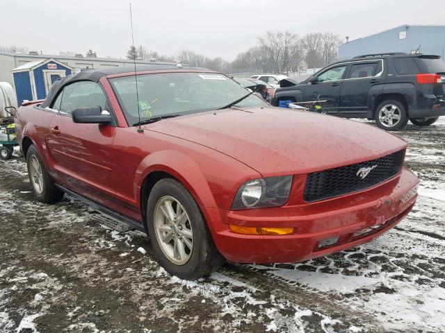 1ZVFT84N775201233 - 2007 FORD MUSTANG RED photo 1