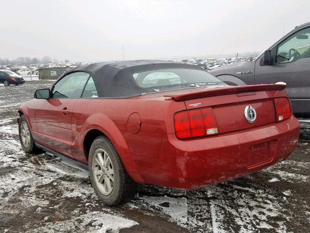 1ZVFT84N775201233 - 2007 FORD MUSTANG RED photo 3