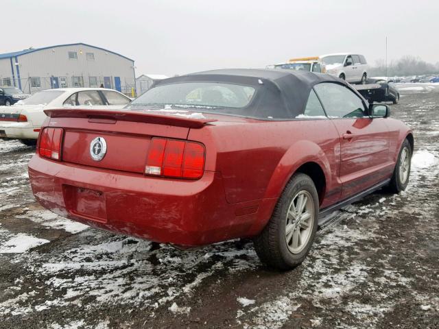 1ZVFT84N775201233 - 2007 FORD MUSTANG RED photo 4