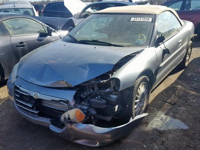 1C3EL55R46N287912 - 2006 CHRYSLER SEBRING TO GRAY photo 2