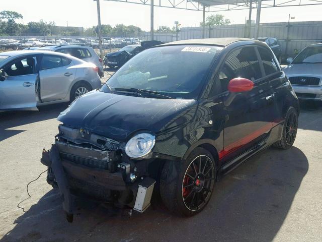 3C3CFFJH8DT649156 - 2013 FIAT 500 ABARTH BLACK photo 2