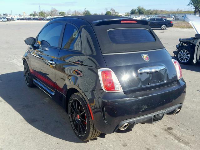 3C3CFFJH8DT649156 - 2013 FIAT 500 ABARTH BLACK photo 3