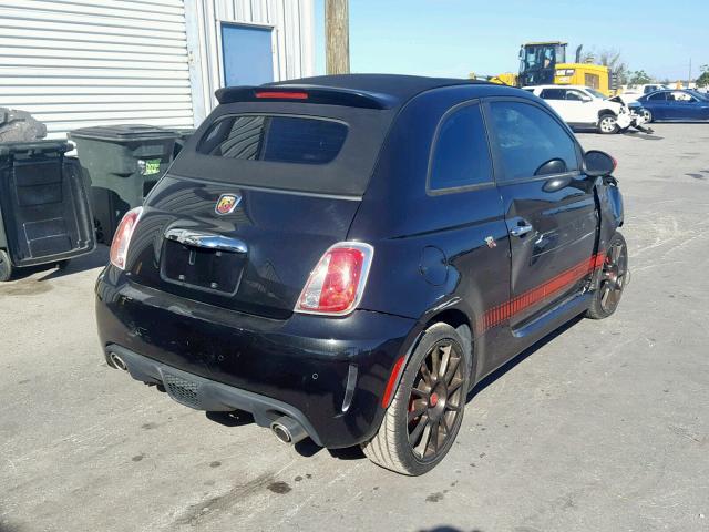 3C3CFFJH8DT649156 - 2013 FIAT 500 ABARTH BLACK photo 4