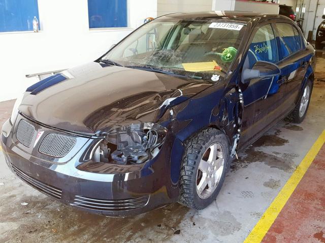 1G2AS55H197213445 - 2009 PONTIAC G5 SE BLACK photo 2