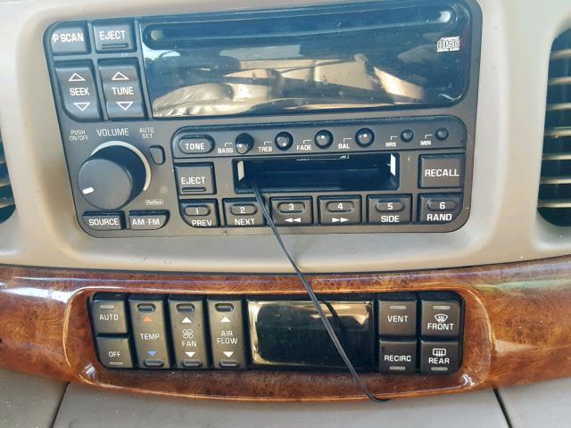 1G4HR54K41U216084 - 2001 BUICK LESABRE LI MAROON photo 9