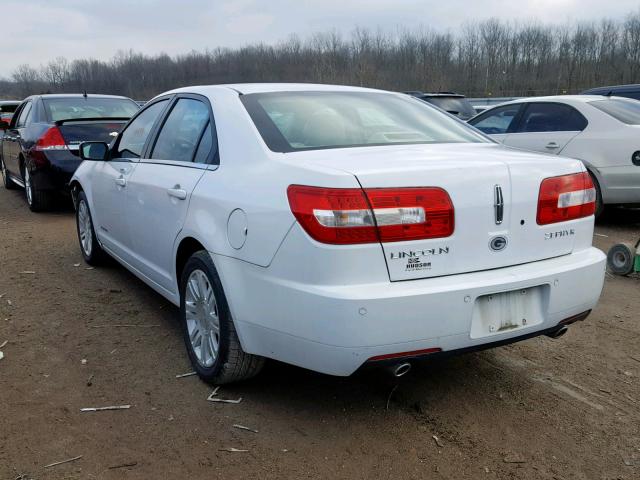 3LNHM26106R667481 - 2006 LINCOLN ZEPHYR WHITE photo 3